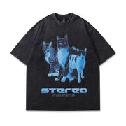 Unisex Oversized Streetwear T-Shirt – Doberman Dog Graphic Tee