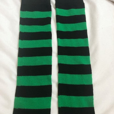 Hot Girl Y2K Stripe Socks – Harajuku Lolita Streetwear Legwear