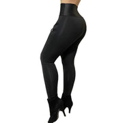 Lugentolo Women’s High-Waist Skinny Trousers – Casual Fall Streetwear Pants