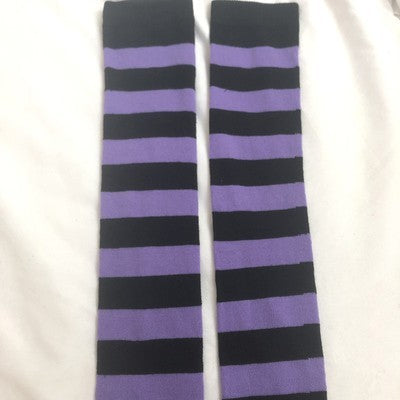 Hot Girl Y2K Stripe Socks – Harajuku Lolita Streetwear Legwear