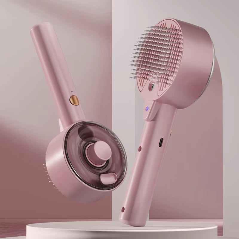 Steam. Detangle. Relax.
This 3-in-1 grooming brush gently detangles, massages, and hydrates your pet’s coat — for spa-level care at home. - Globentra