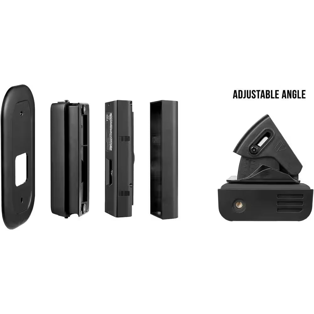 Horizontal Adjustable Angle Mount and Wall Plate for Ring Video Doorbell Wired - Globentra