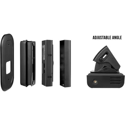 Horizontal Adjustable Angle Mount and Wall Plate for Ring Video Doorbell Wired - Globentra