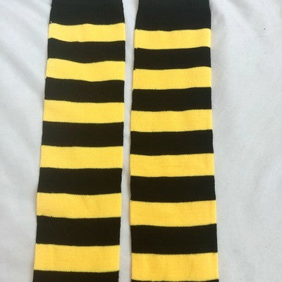 Hot Girl Y2K Stripe Socks – Harajuku Lolita Streetwear Legwear