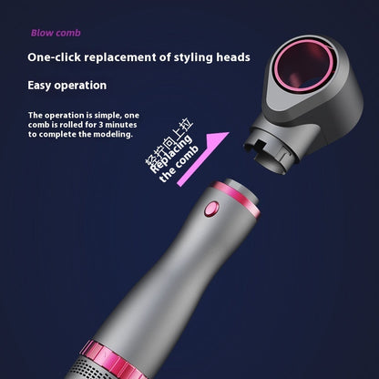 Multi Functional Roll Straight Dual-use Hair Dryer For Hair Styling - Globentra