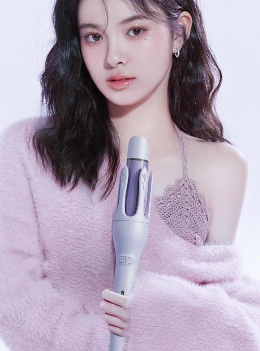 New 2 In 1 Automatic Hair Curler Straightener - Globentra