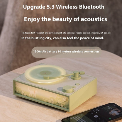 Desktop Vinyl Bluetooth Speaker - Globentra