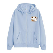 Butterfly Gothic Zip Hoodie – Women’s Streetwear Sweatshirt Jacket Top