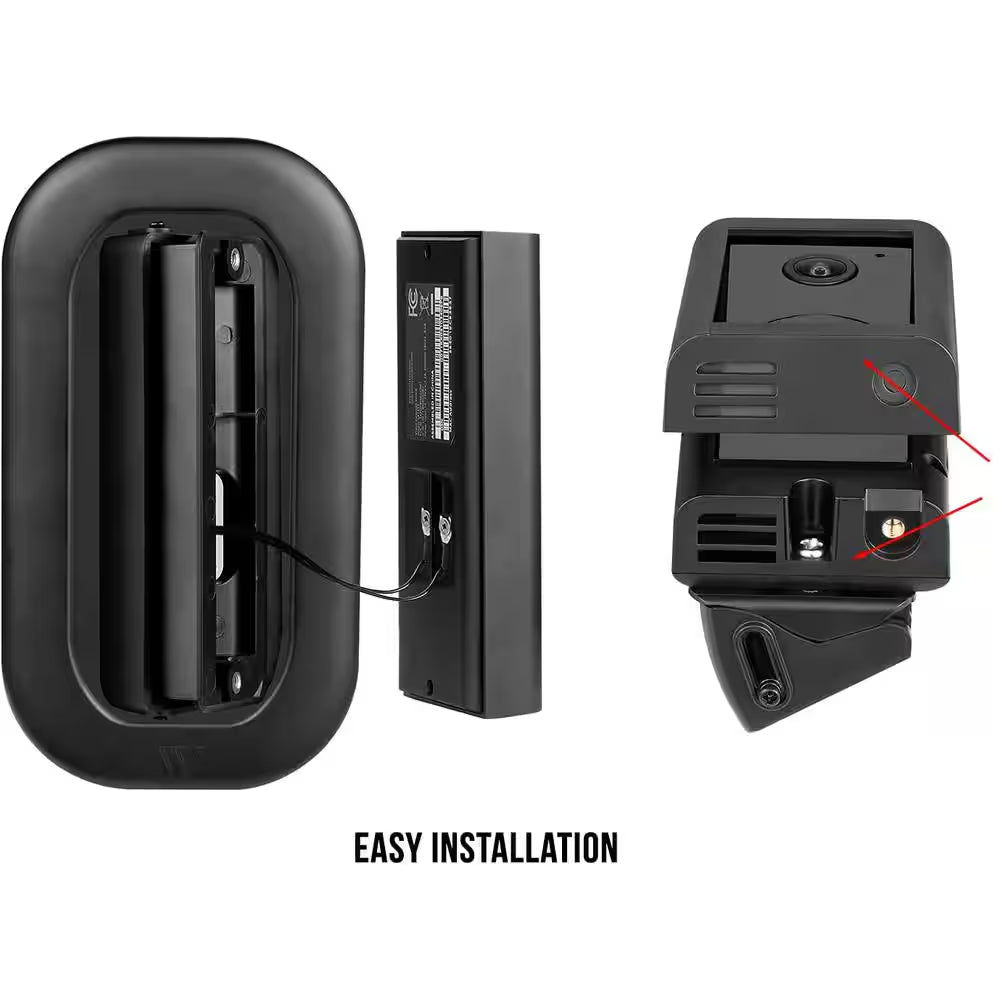 Horizontal Adjustable Angle Mount and Wall Plate for Ring Video Doorbell Wired - Globentra